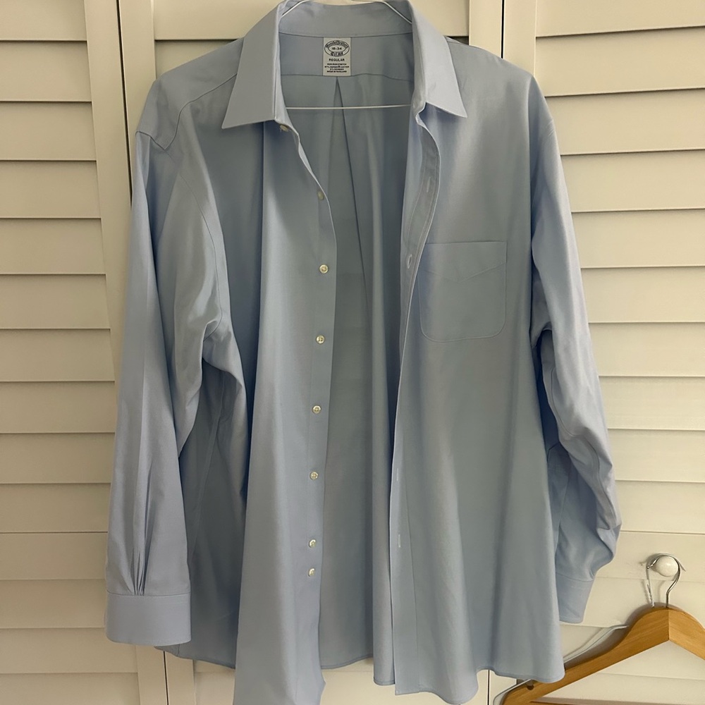 💥 (10 for $10) Brooks Brothers Light Blue Dress Shirt